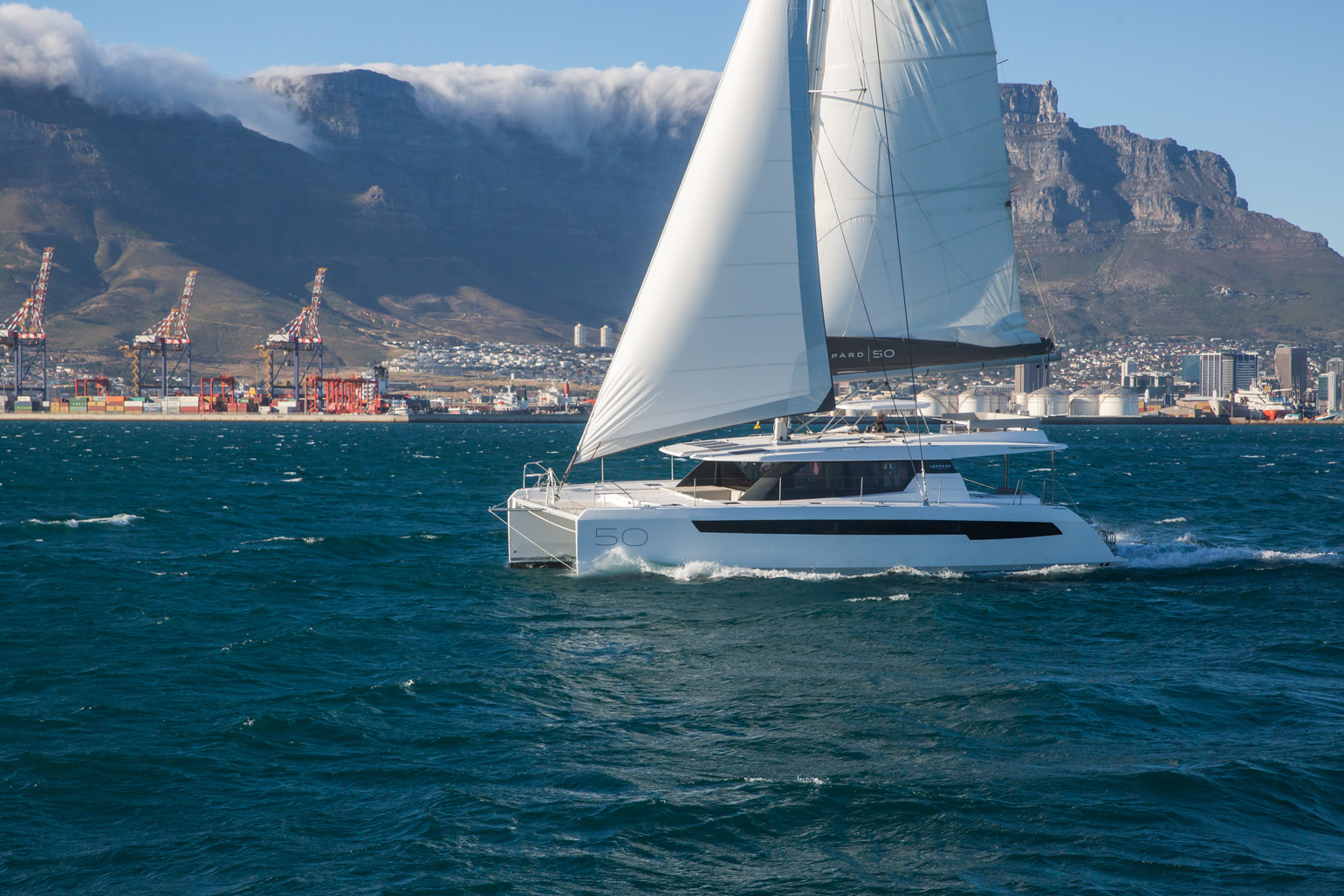 Leopard 50 Sailing Table Bay-9537